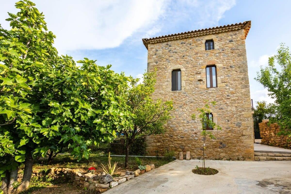 Mantineia Stone Villa-An Ethereal Getaway Megali Mantineia Buitenkant foto